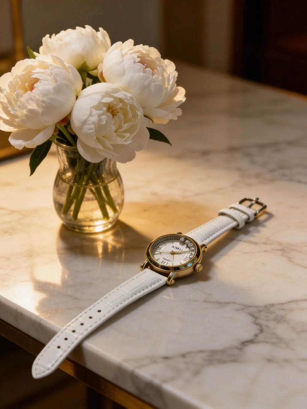 Chopard Styling Ladies Floating Diamonds 25mm Wristwatch